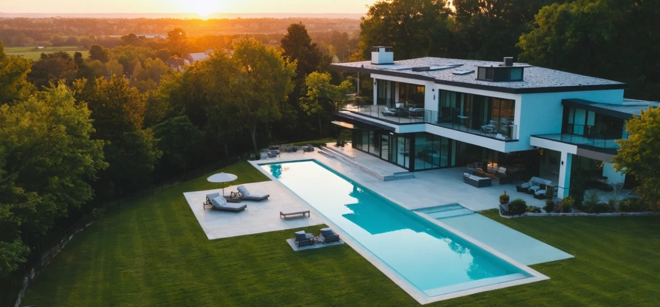 An Image illustrating Aerial Photography for Real Estate: Boost Sales & Views